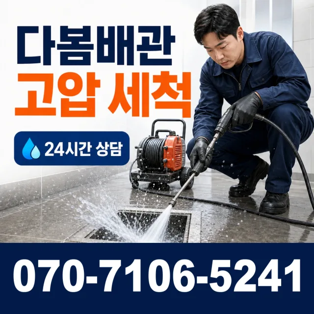 충남 당진시 송악읍 금곡길 배관고압세척 상담 이미지 4